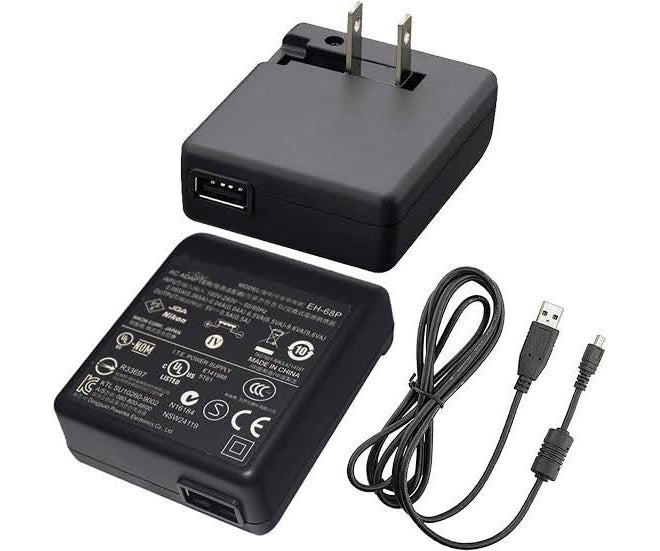 SKPM Charger EH-68P & UC-E6 Cable Combo Compitable for Coolpix Camera S3000 S4000 S6000 S640 S70 S80 S8000 S8100 P100 Camera Chargers - Image 2