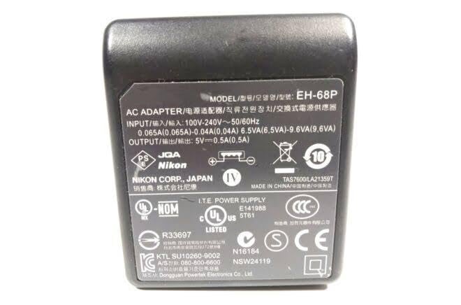 SKPM Charger EH-68P & UC-E6 Cable Combo Compitable for Coolpix Camera S3000 S4000 S6000 S640 S70 S80 S8000 S8100 P100 Camera Chargers - Image 4