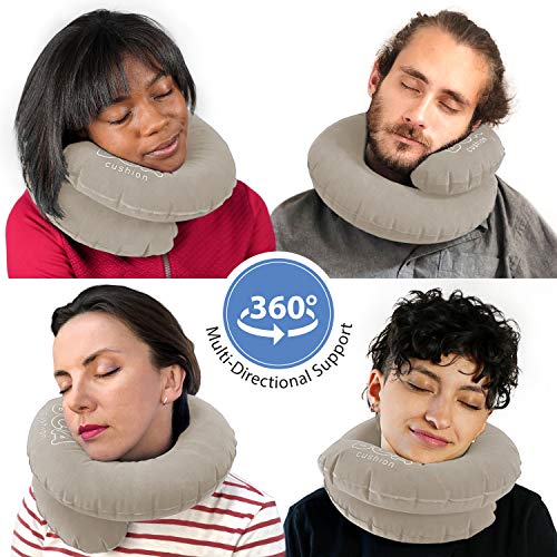 Boa Cushion Travel Pillow Inflatable Pain Relief Flight Cushion Relax for Adults and Kids - Image 3