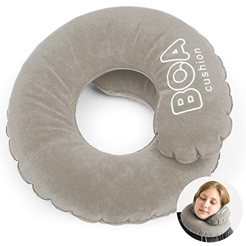 Boa Cushion Travel Pillow Inflatable Pain Relief Flight Cushion Relax for Adults and Kids - Image 1