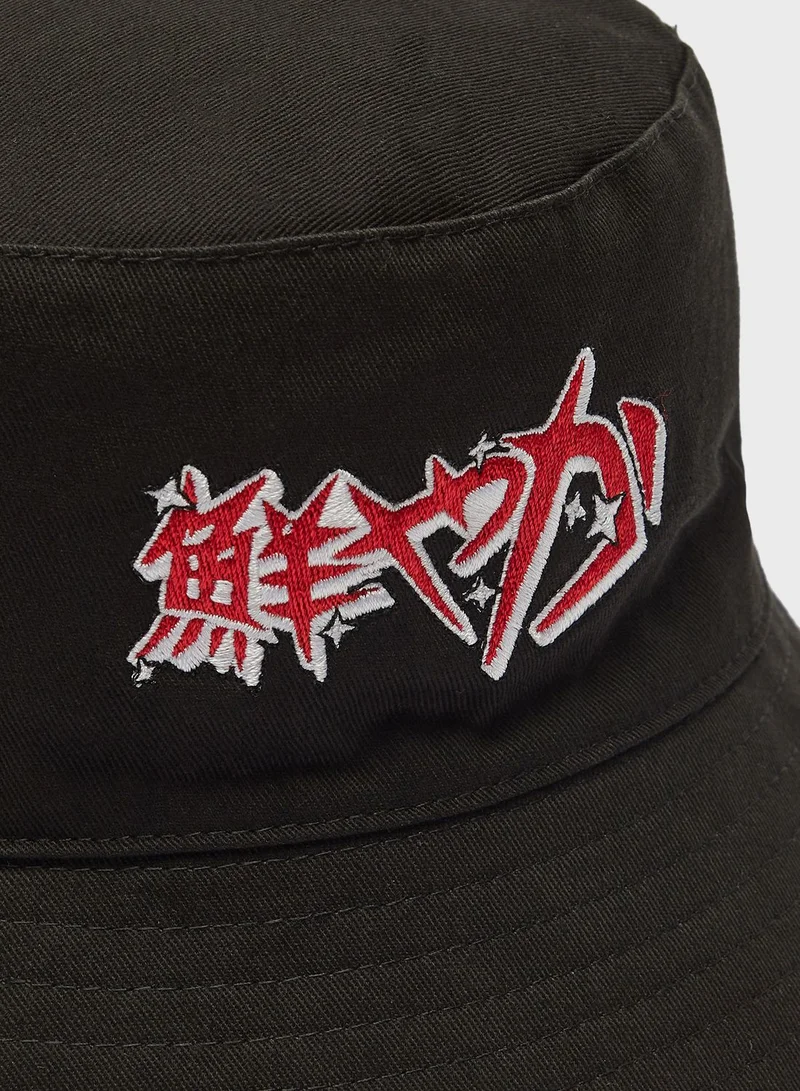 SP Characters Anime Embroidered Bucket Hat