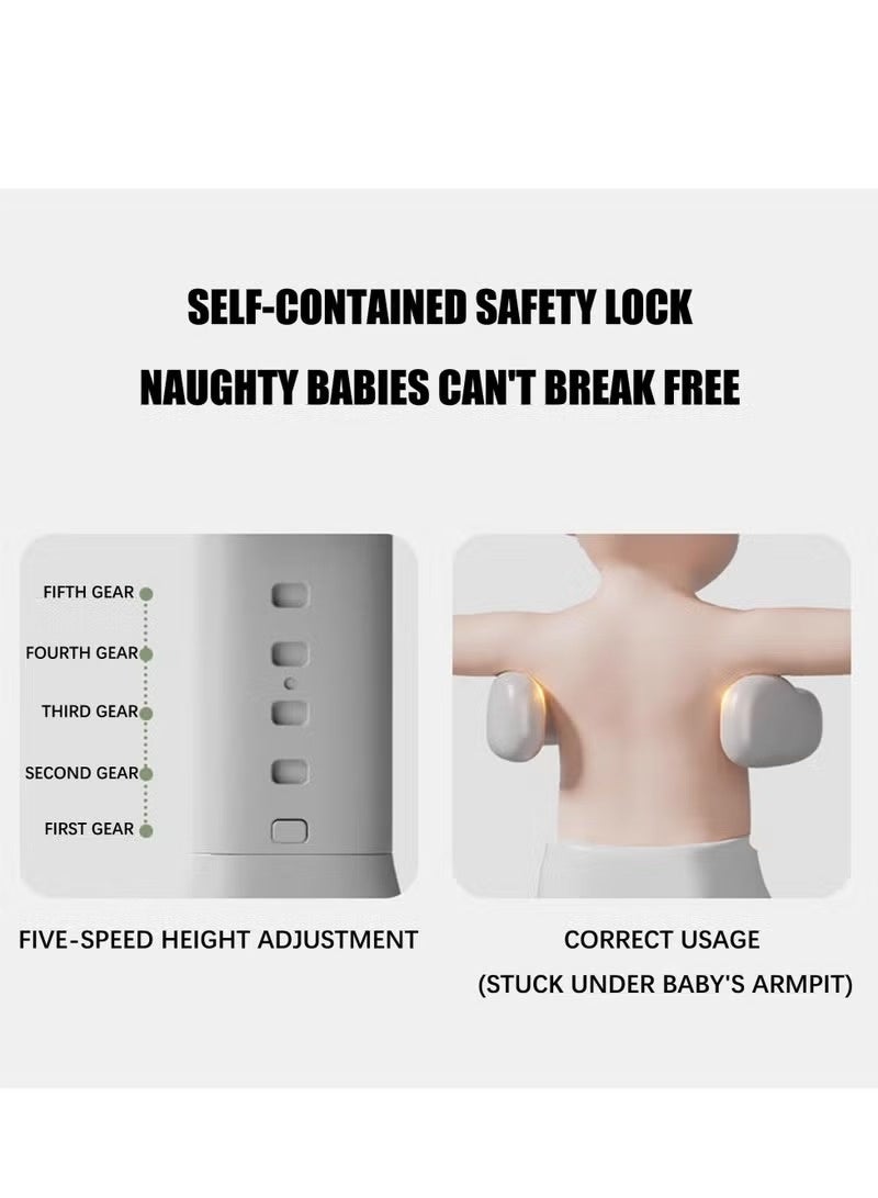 بيبي ستار حامل استحمام للأطفال قابل للطي – ارتفاع قابل للتعديل وتصميم مانع لتراكم الماء - Image 3