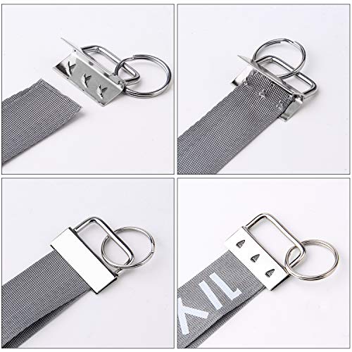 HRLORKC 50 Sets Key Fob Hardware Key Fob Keychain Wristlet with Split Ring 1.25 Inch - Image 5