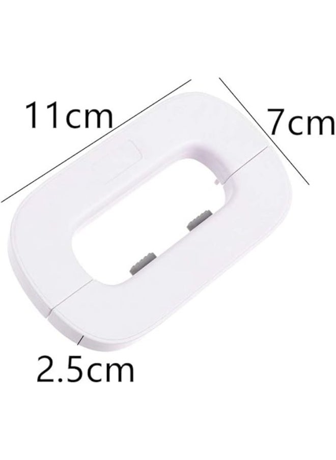 Generic - Child-Proof Refrigerator Lock, 2 Piece - Multi-Colored - Suitable for refrigerator, freezer and cupboard doors - Child-Proof Refrigerator Locks - Tight refrigerator security lock to prevent tampering by children - Multifunctional refrigerator lock used for cupboards, doors, drawers and cabinets - Household child-proof refrigerator locks for freezer doors and cupboards with strong adhesive, no tools or drilling required - Refrigerator door lock to prevent children from opening it - Easy to use and install without tools or drilling with adhesive - Upgraded refrigerator door lock for home, refrigerator and freezer - Child-Proof door lock, easy to install and use - Image 1