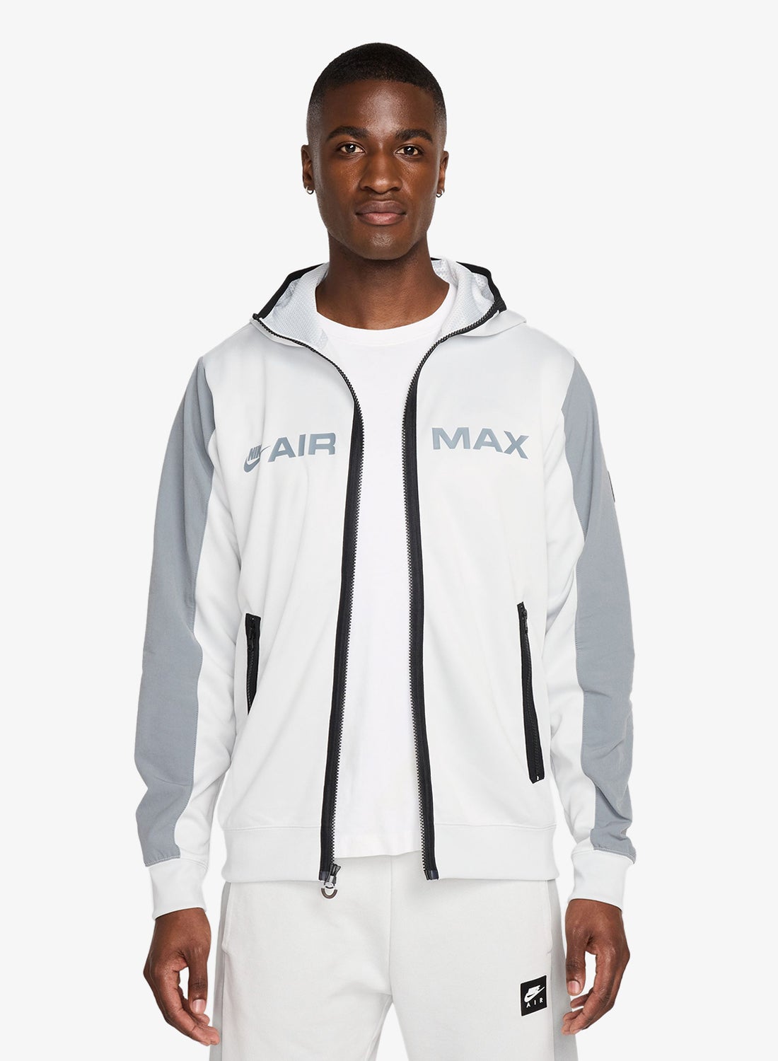 white air max hoodie