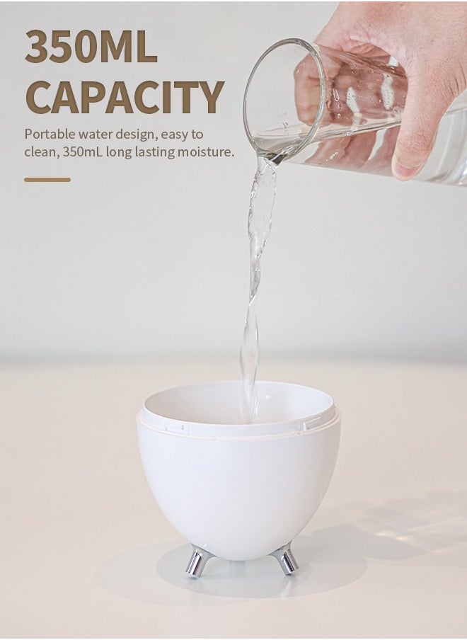 Generic - 350ML Ultra-Quiet Humidifier with Nano Atomization Technology, Efficient 35ML/H Water Consumption for Energy Savings and Enhanced Comfort - Image 1