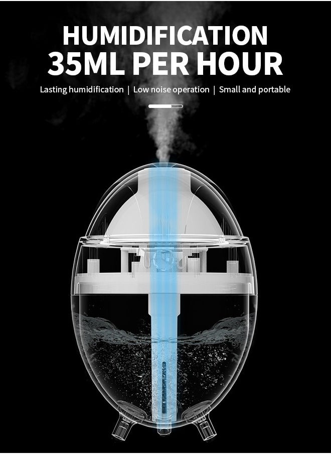 Generic - 350ML Ultra-Quiet Humidifier with Nano Atomization Technology, Efficient 35ML/H Water Consumption for Energy Savings and Enhanced Comfort - Image 1