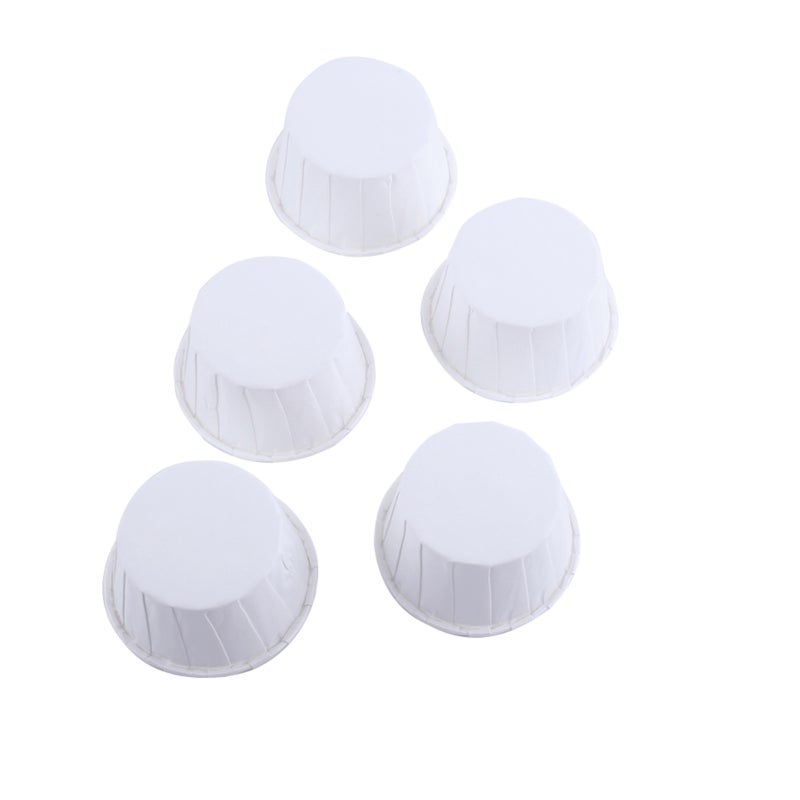 Paper Cupcake Liners: 8 Greaseproof, High Temperature Resistant Baking Cups - Expandable Foldable Design for Oven, Microwave, Freezing, Wedding Party Baking Supplies - Image 5