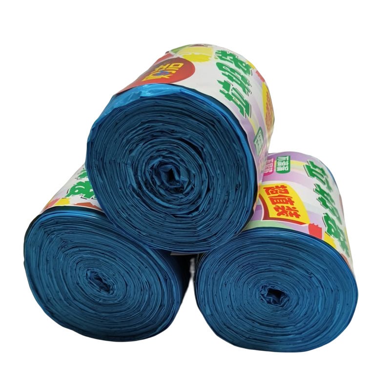 Large Single Roll Garbage Bag Tear-Free Household Thickened Large Roll Flat Mouth Point Break Steel Bag Kitchen Trash Can Plastic Bag - Image 1