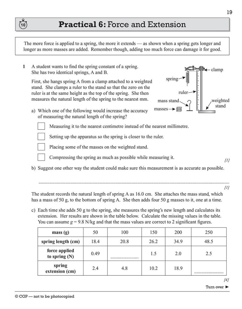 GCSE Physics: AQA Required Practicals 10-Minute Tests (includes Answers) (Cgp Aqa Gcse Physics) - Image 3
