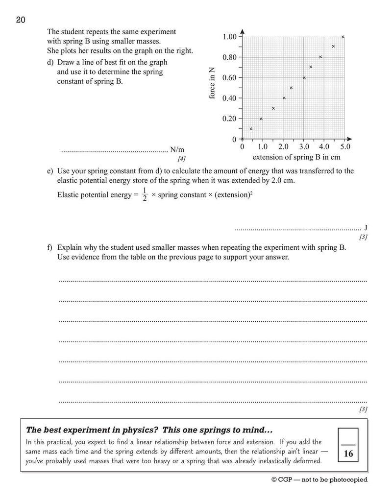 GCSE Physics: AQA Required Practicals 10-Minute Tests (includes Answers) (Cgp Aqa Gcse Physics) - Image 4