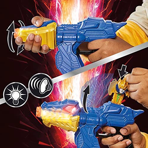 Power Rangers Dino Fury Gold Fury Blade Blaster Superhero Costume Accessory Ranger Morpher with Electronics Great Gift for Kids Ages 5 & Up - Image 5