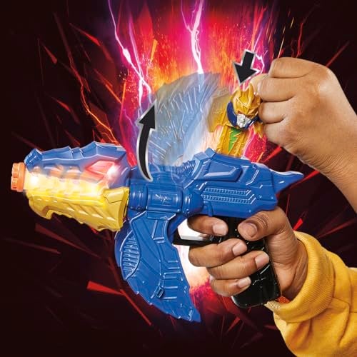 Power Rangers Dino Fury Gold Fury Blade Blaster Superhero Costume Accessory Ranger Morpher with Electronics Great Gift for Kids Ages 5 & Up - Image 4