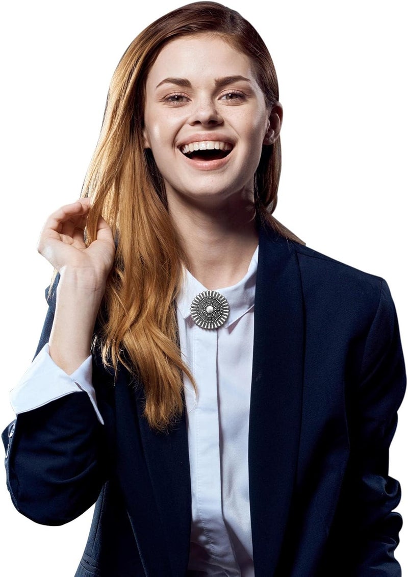 Excefore Dress Cinch Clips Set - 8 Pcs Retro Cardigan Clip, Vintage Sweater Clips, Waist Tightening Brooch, Shawl Collar Clasp for Shirt, Scarf, Cape, Cloak, Coat - Ideal for Women and Girls - Image 2