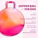 ZOOJOY Clouds Hopper Ball Hopping Toys for Kids 20 Inch Bouncy Ball with Handle for Boys Girls Aged 612 Inflatable Clouds Bounce Hopper Toy with Pump - Image 4