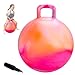 ZOOJOY Clouds Hopper Ball Hopping Toys for Kids 20 Inch Bouncy Ball with Handle for Boys Girls Aged 612 Inflatable Clouds Bounce Hopper Toy with Pump - Image 2