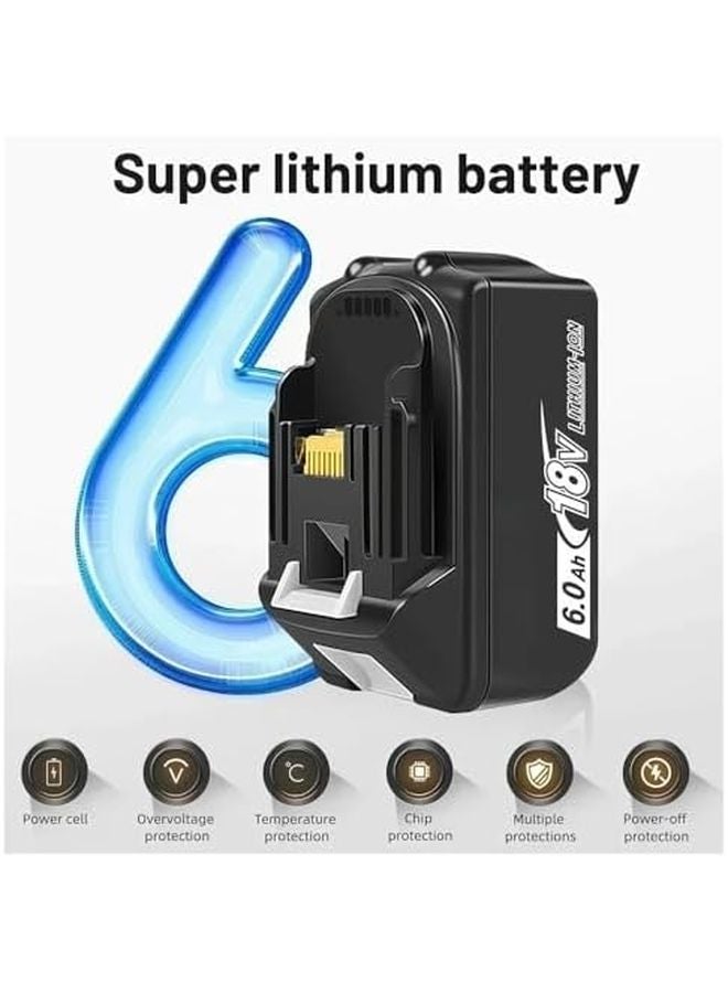 9AhX1 10C 18V 9 0Ah Lithium Battery For Makita Power Tools High Capacity Rechargeable - Image 5