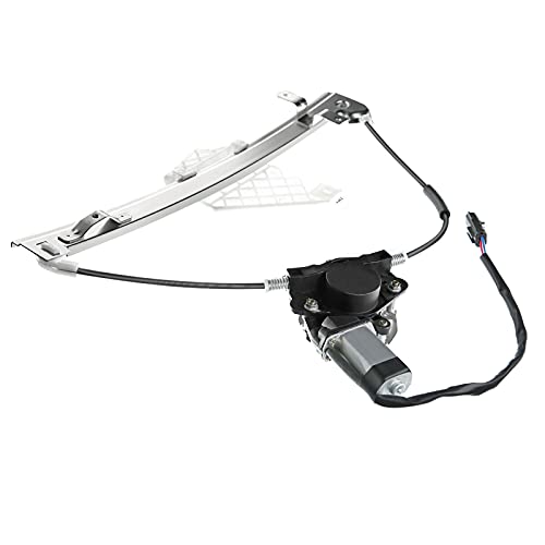 YHTAUTO Rear Driver Side Power Window Regulator with 2-Pin Motor Assembly for Jeep Grand Cherokee WJ 1999-2000, Sport Utility - Image 4