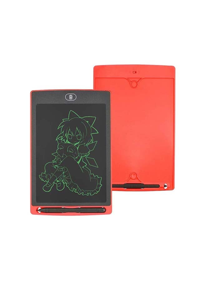 LCD Digital Writing Tablet Red/Black - Image 2