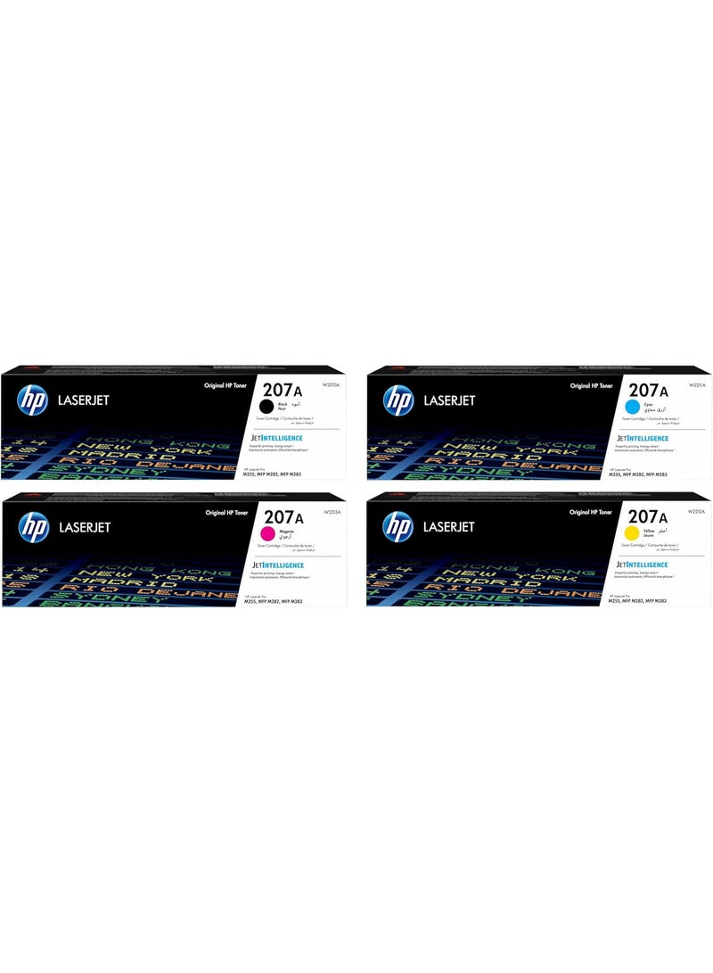 HP Toner HP 207A Original LaserJet Toner Cartridge | Compatible with HP Color LaserJet Pro M255 & M282/M283 Series Printers | High Quality Color Laser Toner - Image 1