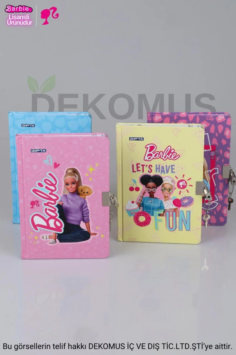 باربي New Season Licensed Locked Diary Book 96 Pages