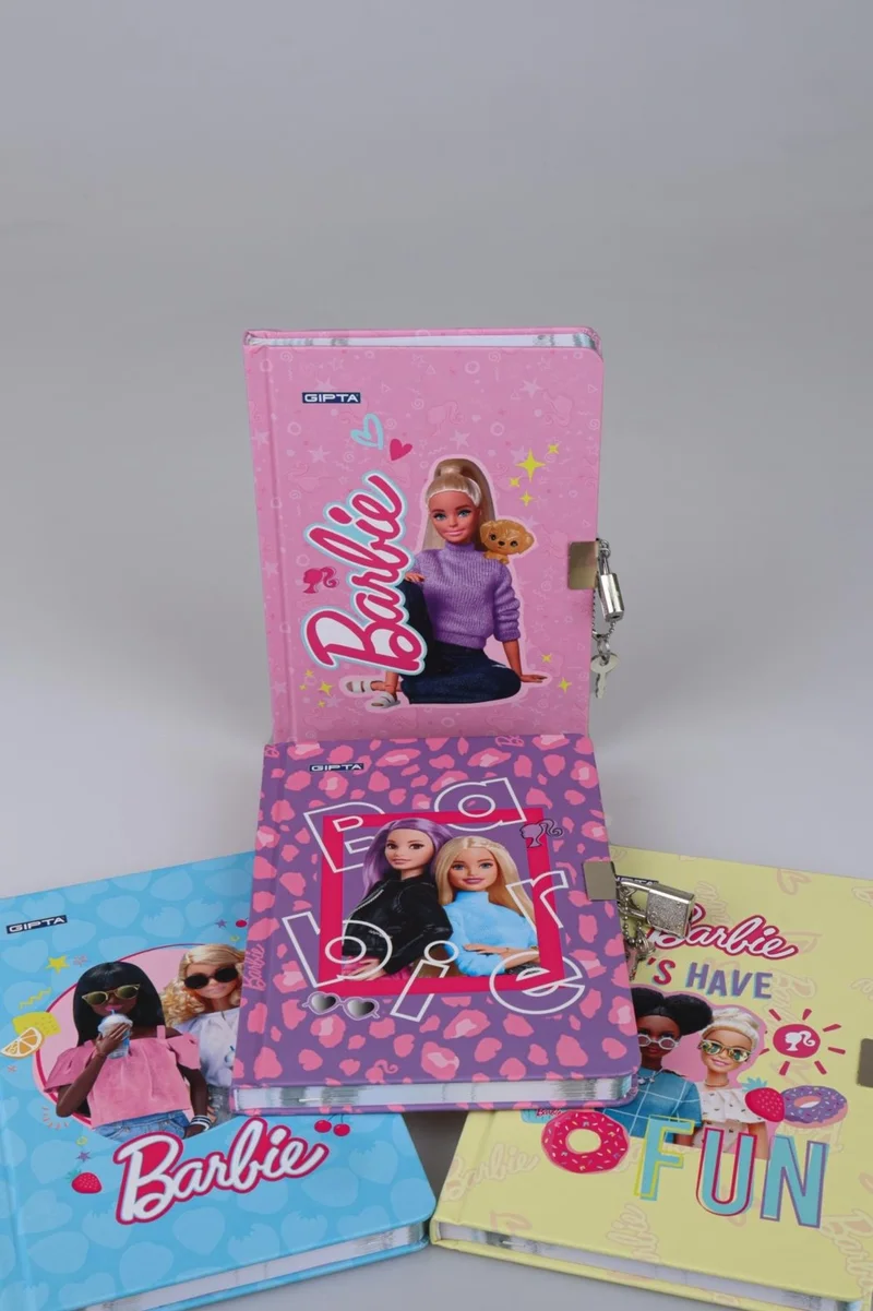 باربي New Season Licensed Locked Diary Book 96 Pages
