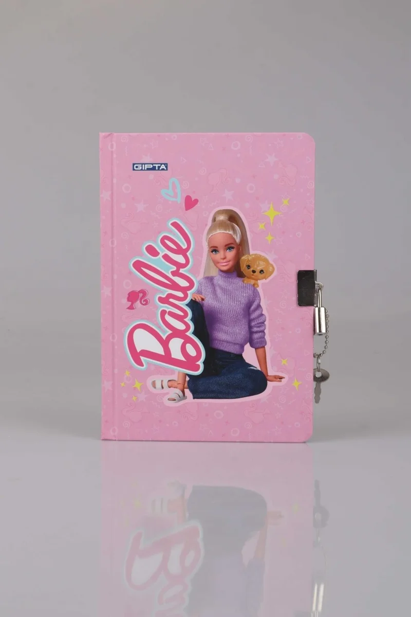 باربي New Season Licensed Locked Diary Book 96 Pages