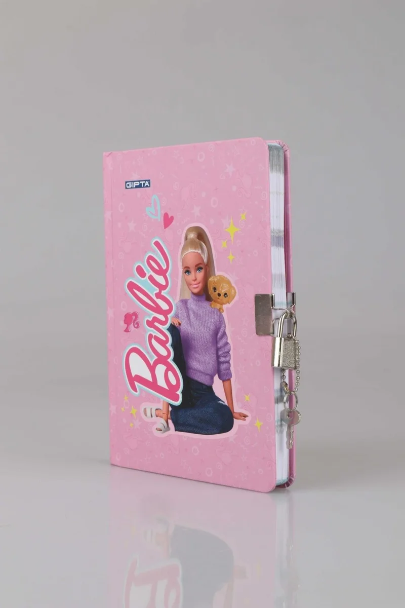 باربي New Season Licensed Locked Diary Book 96 Pages
