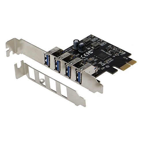 SEDNA - PCI Express USB 3.1 Gen I (5Gbps) 4 Port Adapter with Low Profile Bracket - Supports Windows, Linux and Mac Pro (2008 to 2012 Late Version), no Need Power Connector - Image 1