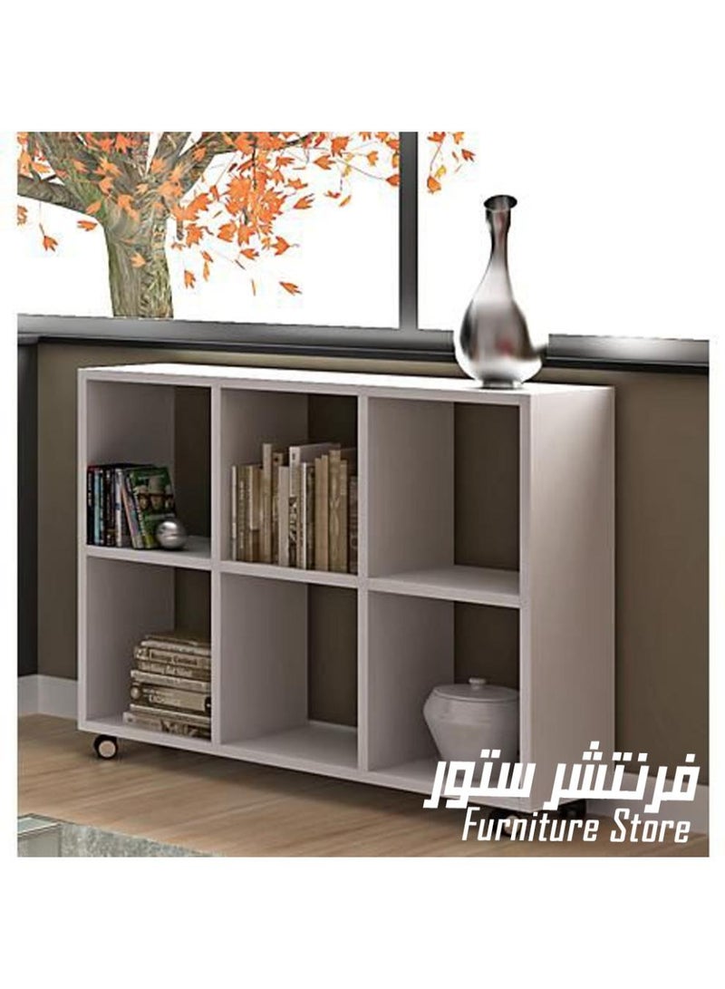 فرنتشر ستور مكتبة مودرن ، ارتفاع 70 سم - عرض 100 سم - عمق 26 سم ، من فرنتشر ستور.  - Image 1
