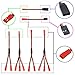 elechawk 6PCS JST Plug Splitter JST Male Female Y Cable JST Y Parallel Adapter Harness JST to JR Adapter for Traxxas TRX4 RC Car Crawler Truck Cooling Fan ESC Battery Motor - Image 2