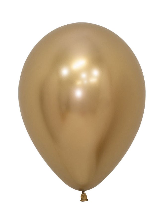 سيمبرتكس مجموعة بالونات عاكسة مستديرة من الكروم مقاس 12 بوصة مكونة من 50 قطعة . 12بوصة