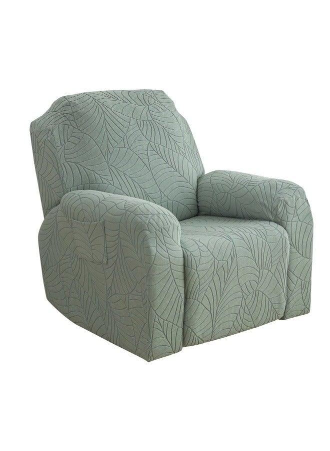 general Stretch all-inclusive chaise longue cover Home lounge chair cover Massage chair cover Leaf jacquard home sofa cover - Image 1