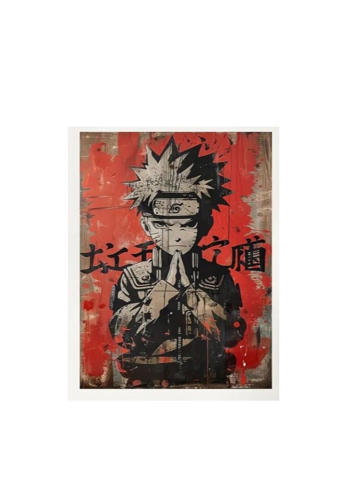 RYN Room Decor Anime Team Seventh Shinobi Poster Print, High-Quality Soft  Wall Art, Frameless Manga-Themed Poster, for Home, Office, Cafe - Decorative Ninja Squad Cloth Painting, Perfect Gift for Anime Fans - Image 1