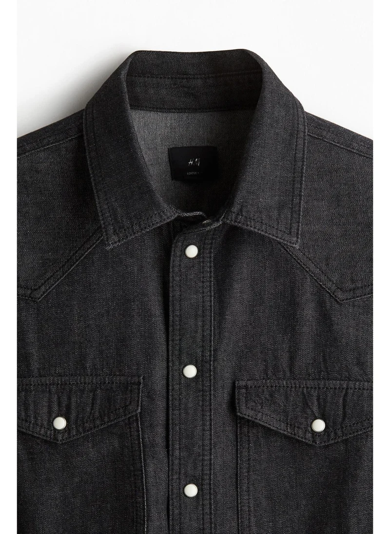 H&M Regular Fit Denim shirt
