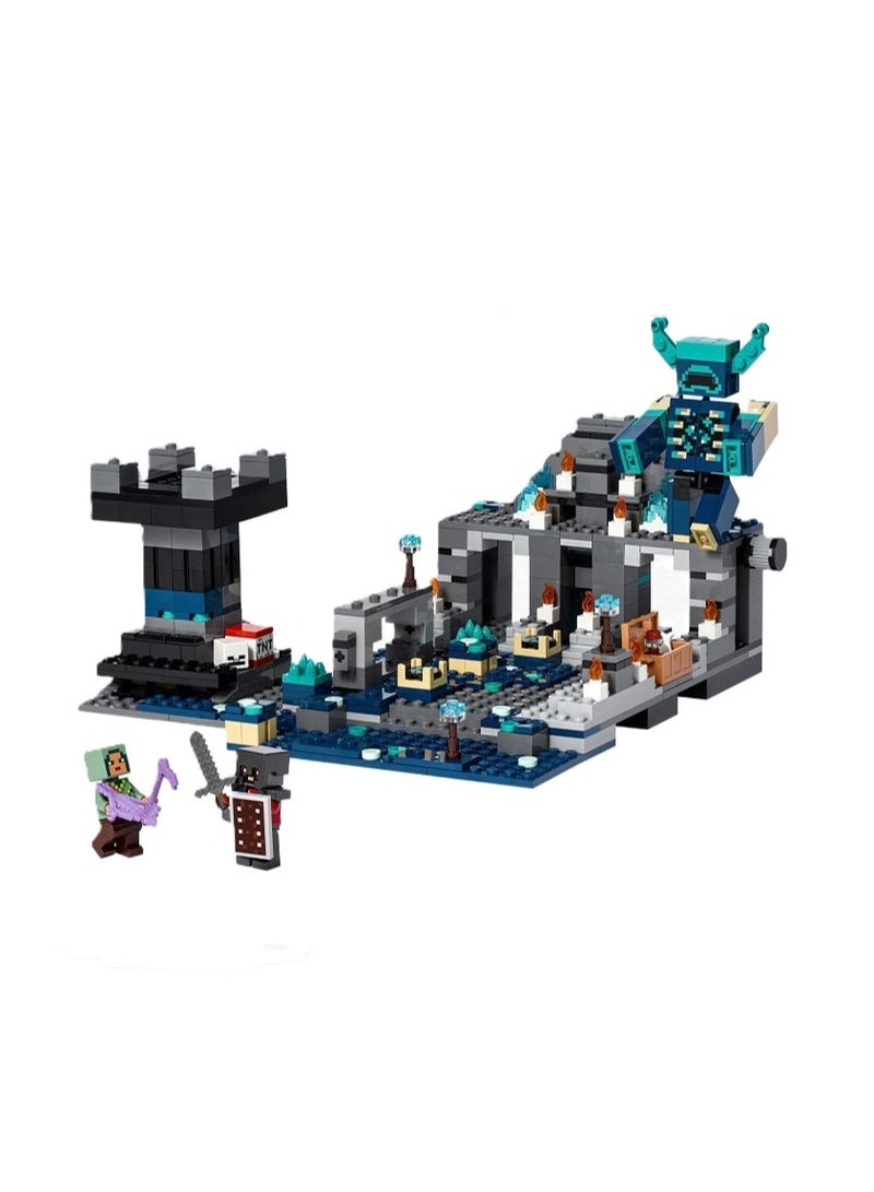 Minecraft The Deep Dark Battle Compatible  Building Blocks Set Toys For Boys Birthday Gift Educational Game Toys - Image 1