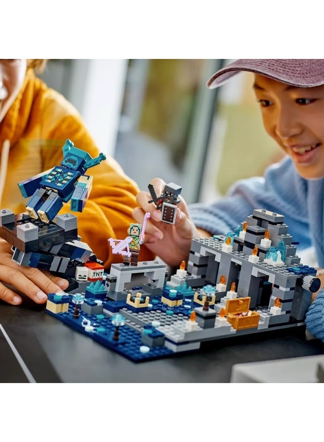 Minecraft The Deep Dark Battle Compatible  Building Blocks Set Toys For Boys Birthday Gift Educational Game Toys - Image 5