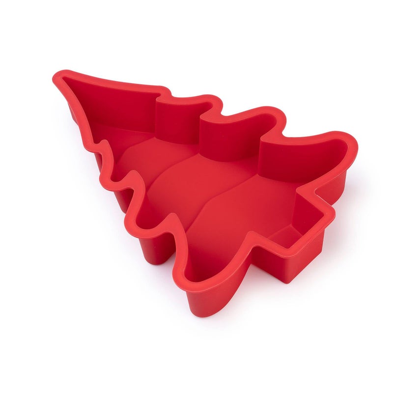 QTECLOR قوالب سيليكون لشجرة عيد الميلاد لكعكة قوالب كب كيك لطيفة قوالب خبز غير لاصقة بسكويت شجرة عيد الميلاد رقاقات الثلج أجراس حلوى أدوات خبز DIY هدية حفلة رأس السنة للأطفال والمراهقين