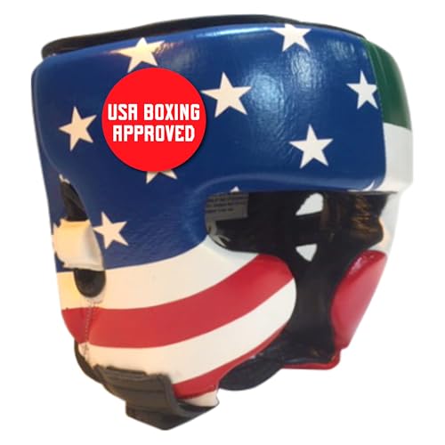 Ringside Competition Boxing Headgear USA BoxingApproved Leather Headgear with Cheek Protection Great for MMA Muay Thai Kickboxing and Training Ideal for Men and Women USAMexico Medium - Image 3