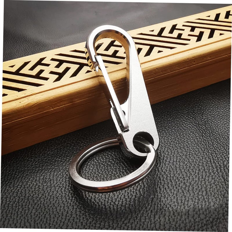 3 Pack Heavy Duty Keychain Carabiner Key Rings for Keys Belt Knob - Image 3