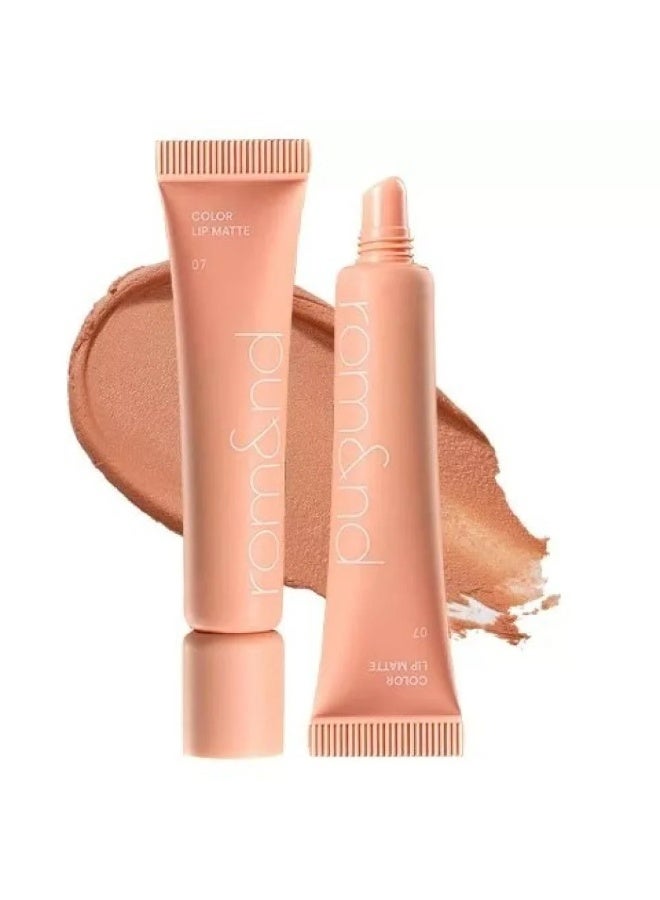 Romand Matte Color Lip, Teddy Beige 07, 8g