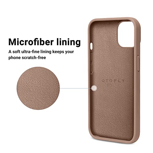 OTOFLY Designed for iPhone 14 Plus Case, Silicone Shockproof Slim Thin Phone Case for iPhone 14 Plus 6.7 inch （Light Brown） - Image 5