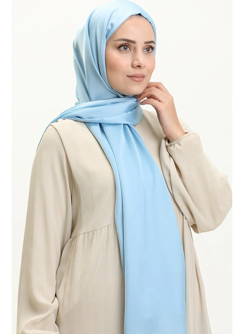 Sefa Merve Nursema Sandy Silk Shawl 81001-39 Sky Blue