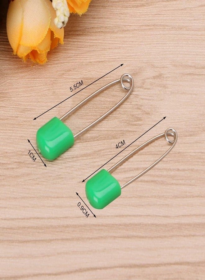 Essivox 20Pcs 2 Inch Safety Diaper Pins, Safety Locking Holder Colorful Safety Pins for Cloth Nappies and Accessorie - Image 4