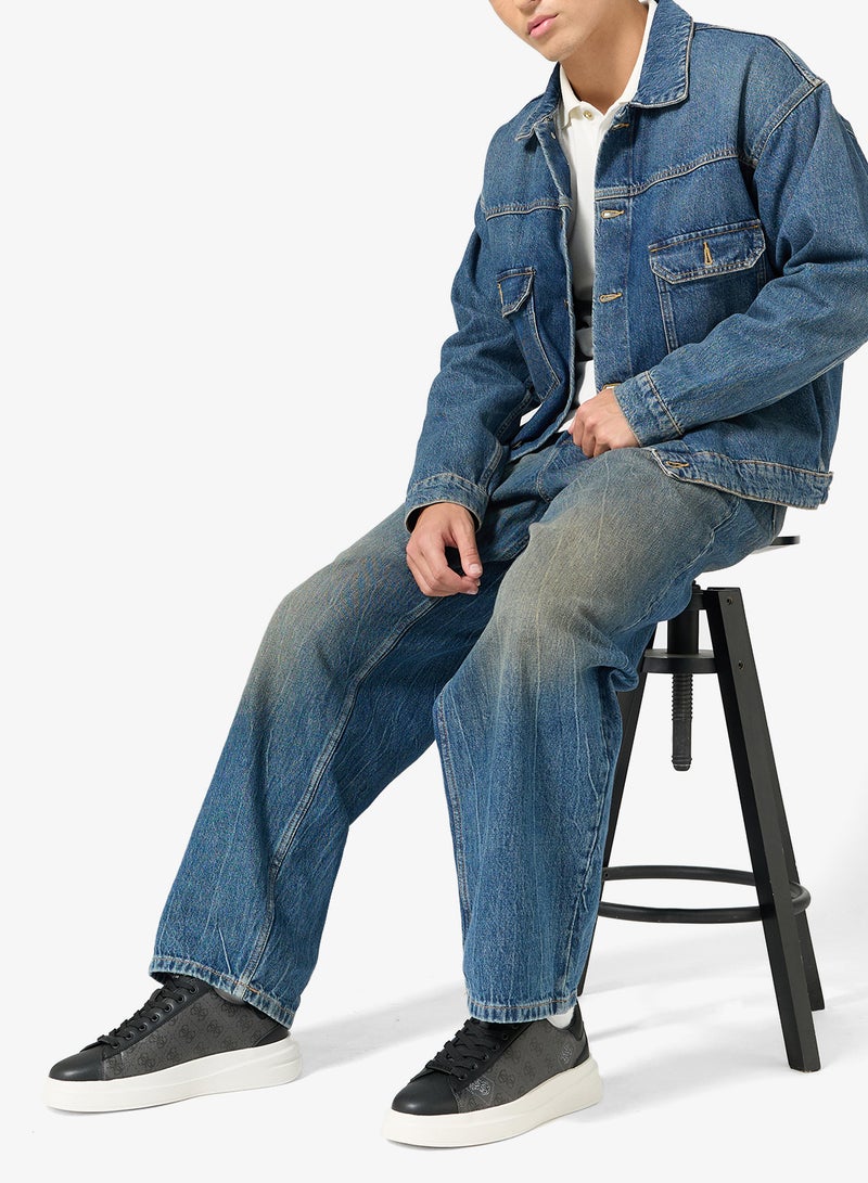 GUESS Lace Up Low Top Sneakers - Image 5