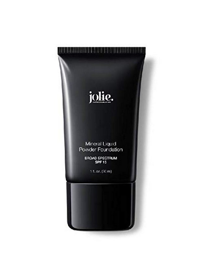 JOLIE. IMPECCABLE ME - Jolie Liquid Powder Mineral Foundation Super Silky Hydrating Oil Free Makeup Spf 15 Mineral Sunscreen & Primer Vitamins A C & E Antioxidants W/ Anti Aging Sodium Hyaluronate For All Skin Types - Image 1
