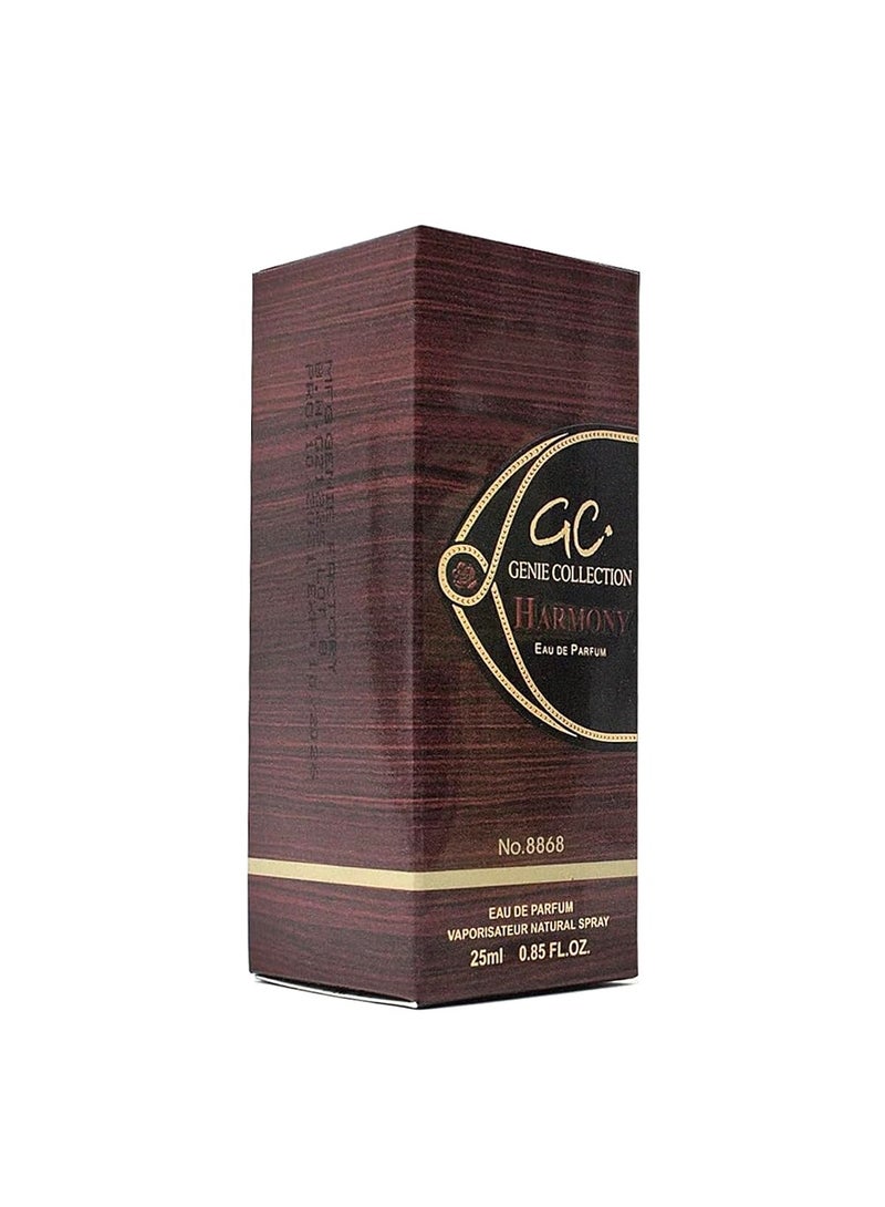 Genie Collection Harmony Parfume 8868 EDP For Unisex 25ML | Long Lasting Perfume | Best Smell - Image 3