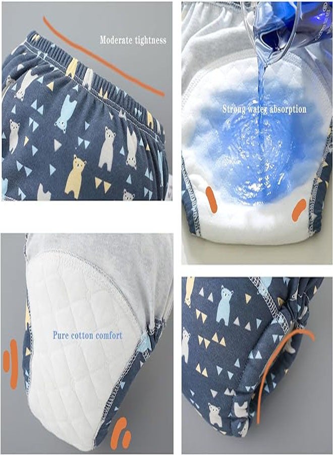 Baby Potty Training Pants Panties Training Underwear Washable Diaper Pocket Cloth Diaper Breathable Diaper Pocket Baby for 0 to 3 Years Kids - Image 4