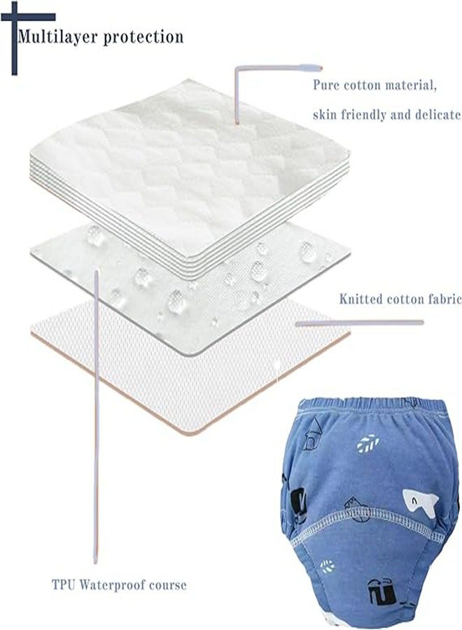 Baby Potty Training Pants Panties Training Underwear Washable Diaper Pocket Cloth Diaper Breathable Diaper Pocket Baby for 0 to 3 Years Kids - Image 5