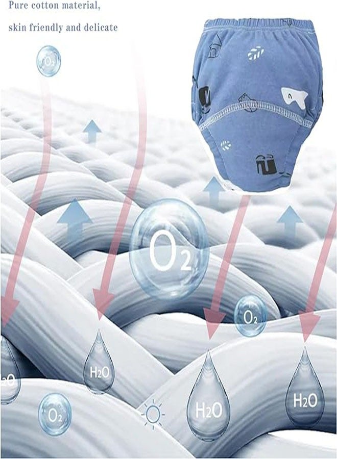 Baby Potty Training Pants Panties Training Underwear Washable Diaper Pocket Cloth Diaper Breathable Diaper Pocket Baby for 0 to 3 Years Kids - Image 3